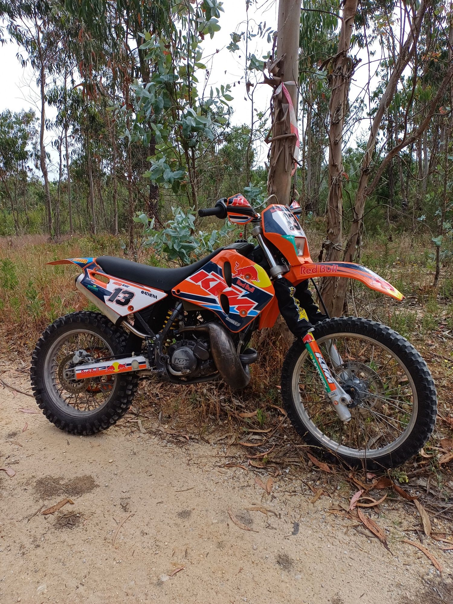 mota ktm 125cc com kit athena para 175cc