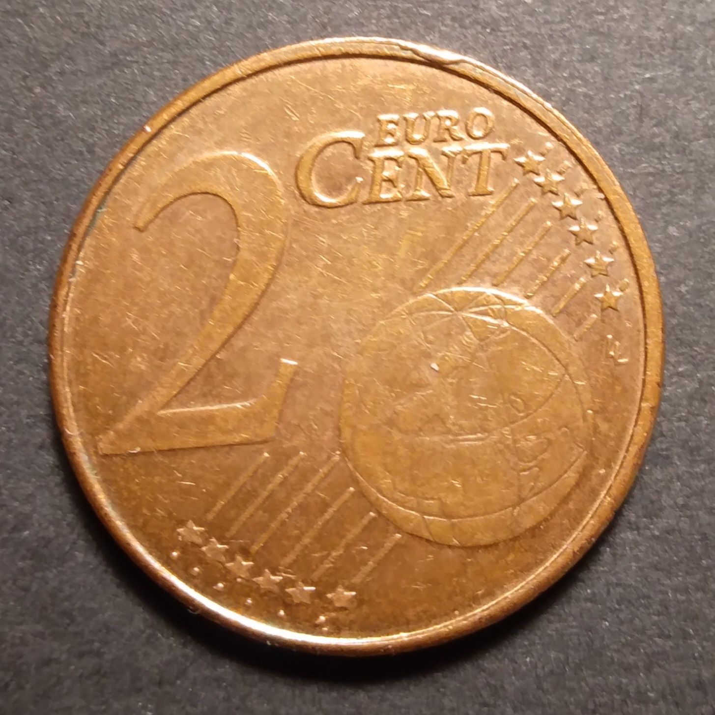 Moedas de 2 eurocent da Bélgica