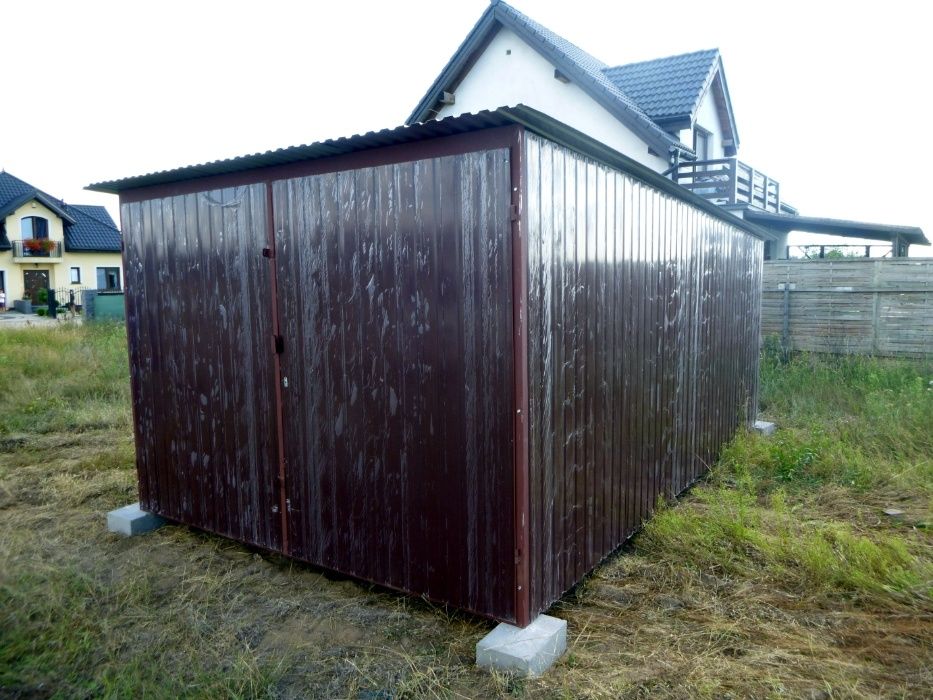 Schowek Garaż blaszak 2,5mx4m ocynk Transport Montaż Gratis śląskie