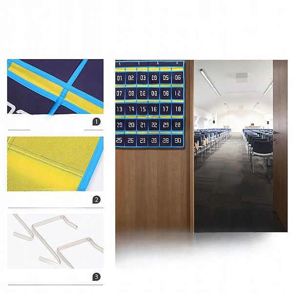 Numerowany Uchwyt Na Telefon Komórkowy Do Klas Organizer Kieszeń Na Te