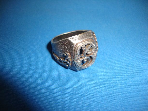 Кольцо перстень массивный мужской под серебро
