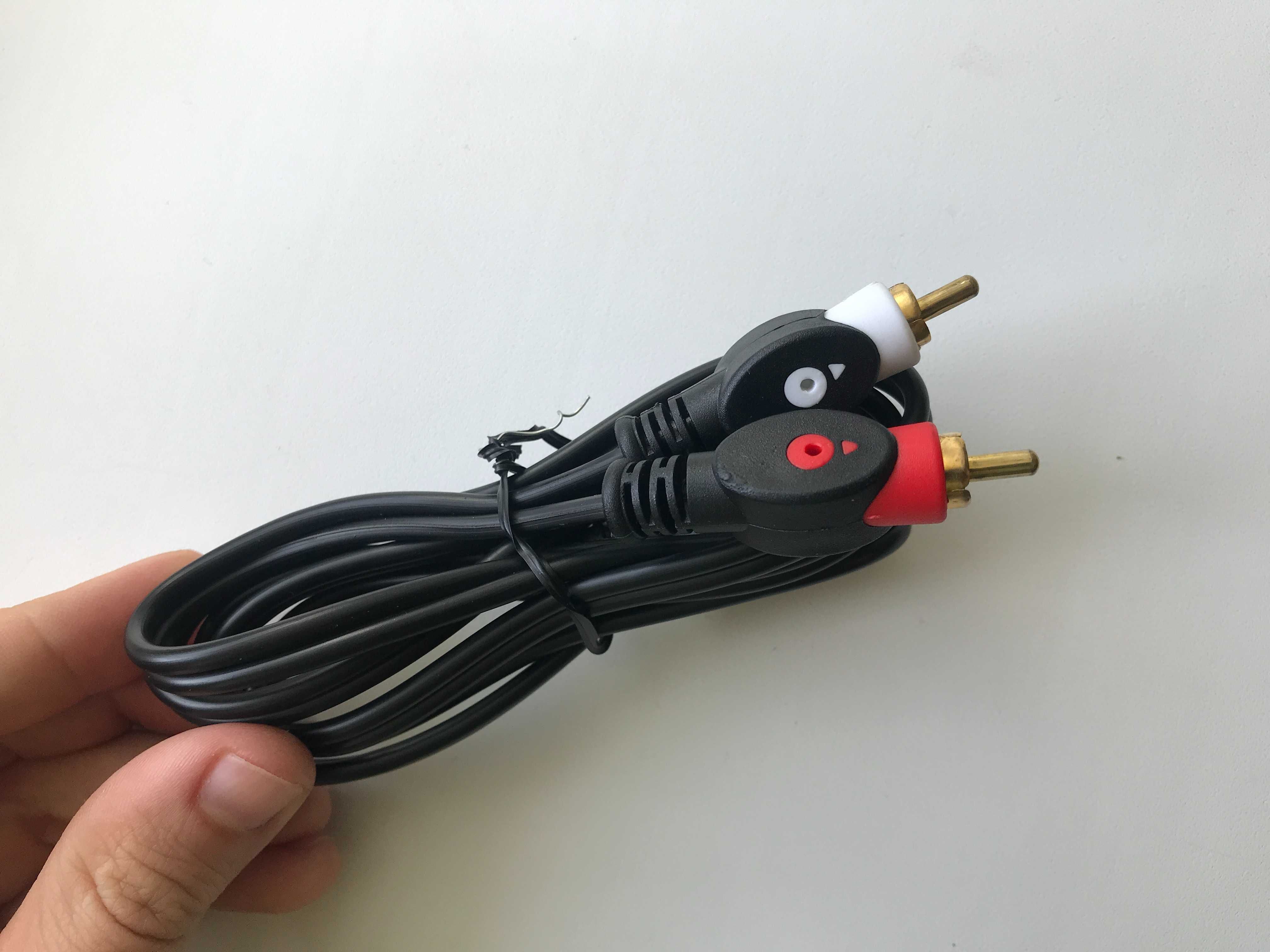 Новий Кабель шнур 2RCA-AUX minijack 3.5 (1м.)