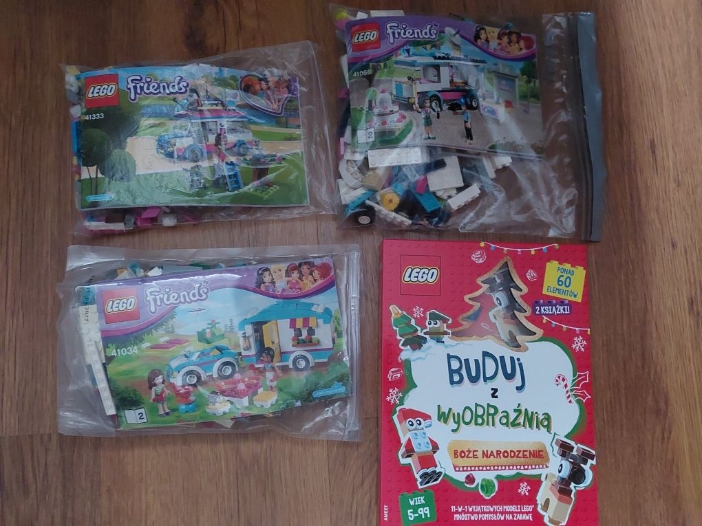 Lego 41034, 41333, 41056, buduj z wyobraźnią