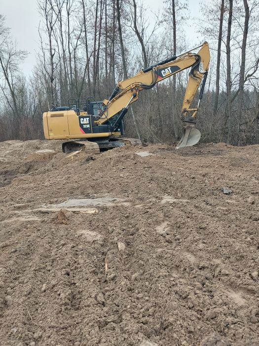 Usługi Koparka 2-25 ton koparko-ładowarka Wynajem roboty prace ziemne