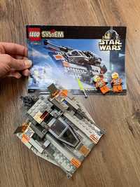 Zestaw Lego system 7130 Star Wars SnowSpeeder mix technic  figurka
