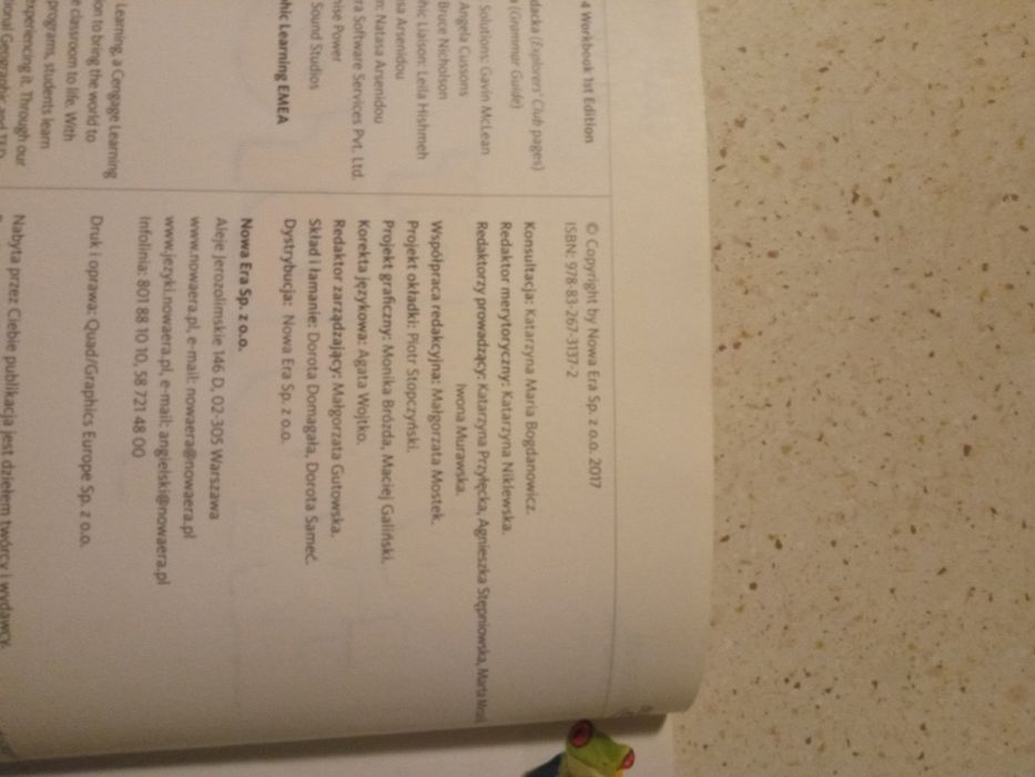 Angielski junior Explorer 4 ćwiczenia zapisane