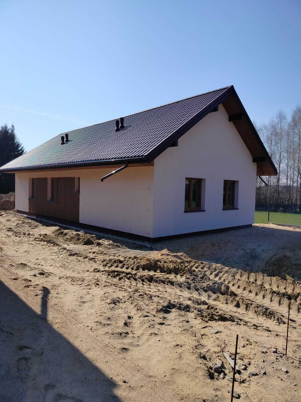 Parterowy dom w stanie deweloperskim w Knyszynie