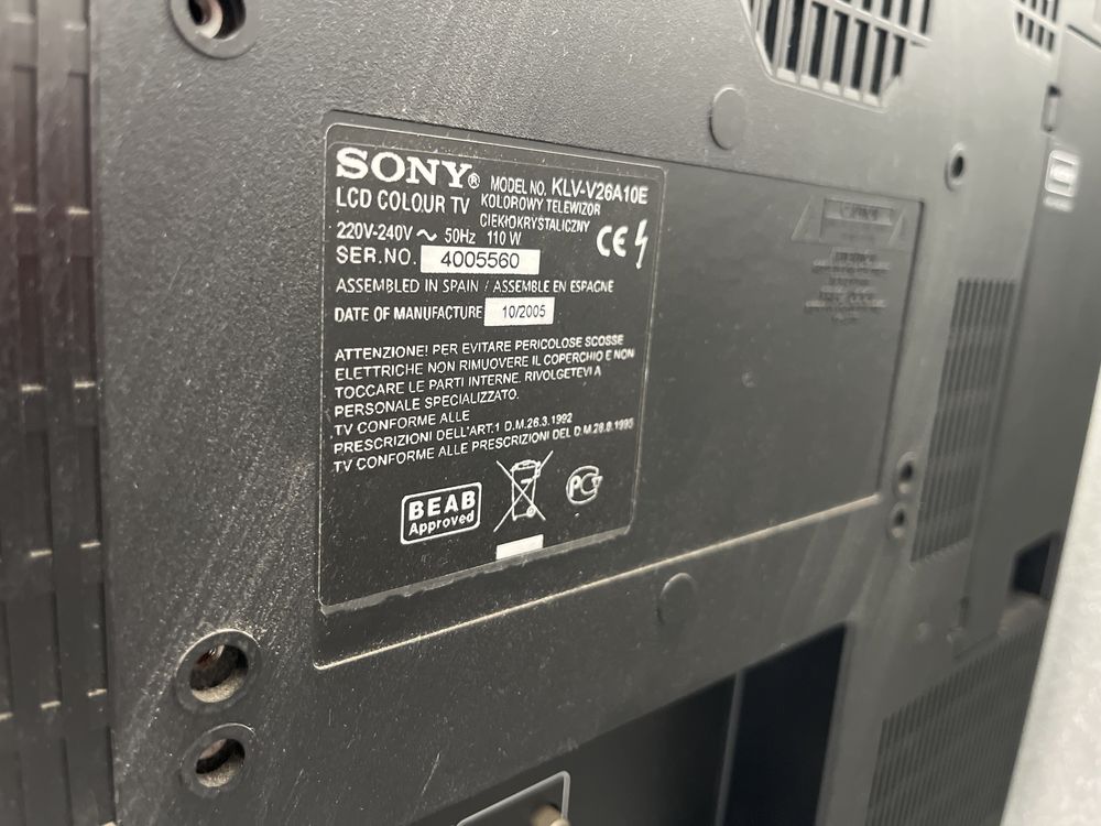 Televisão Sony KLV-V26A