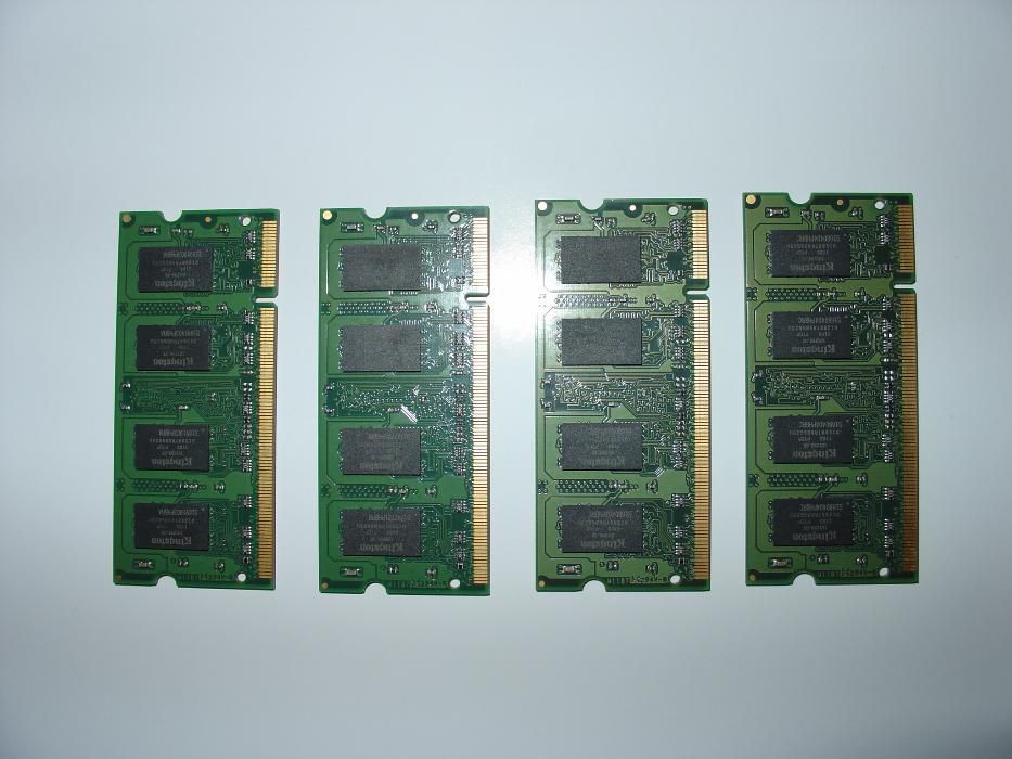 Memórias RAM Kingston 1GB DDR2 800 MHz SDRAM SO-DIMM 200 pinos