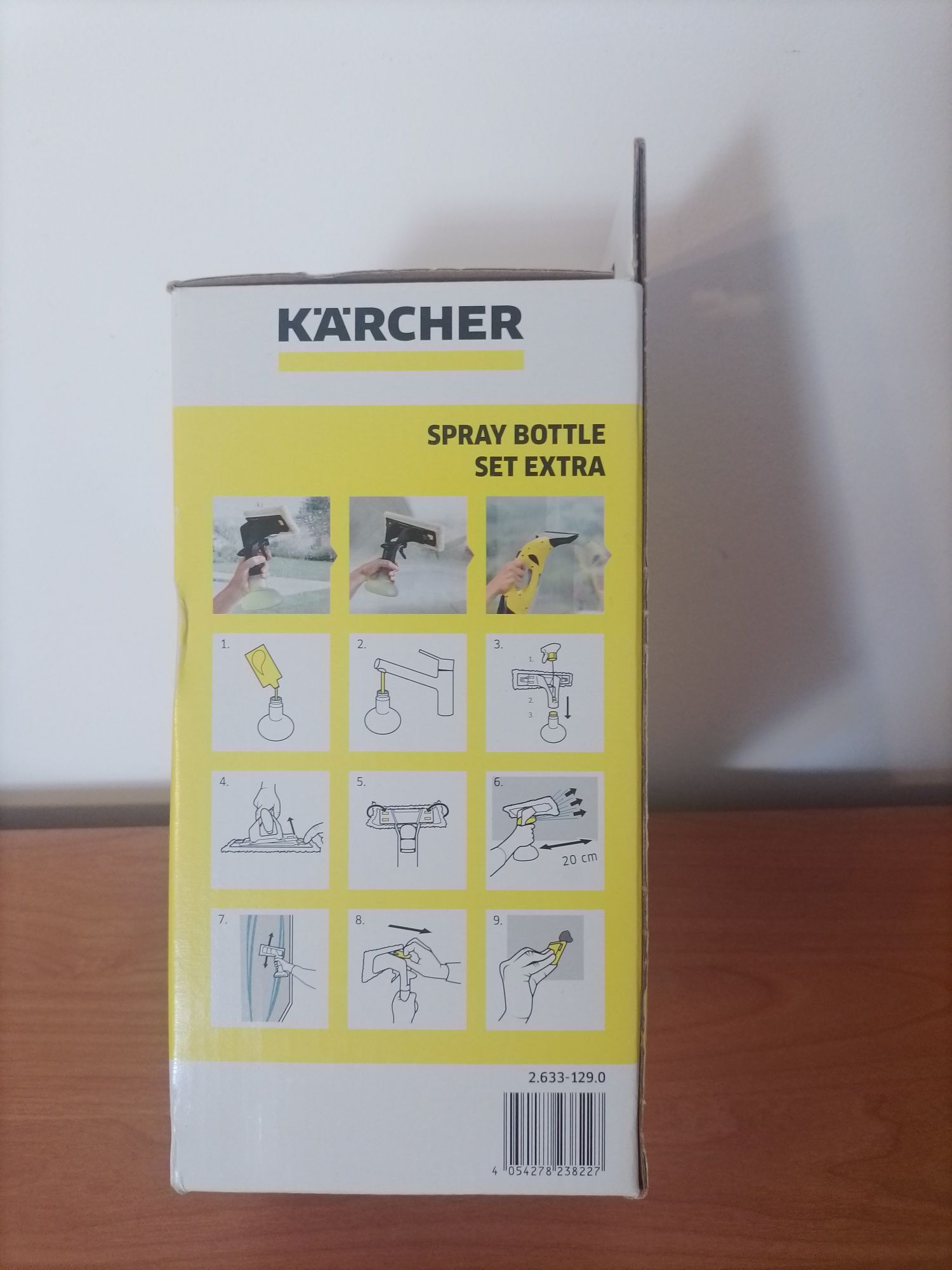 zestaw akcesoriów Kärcher do myjek do okien z serii WV