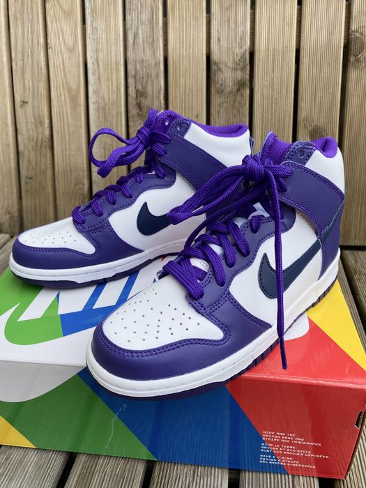 Nike Dunk High electro purple