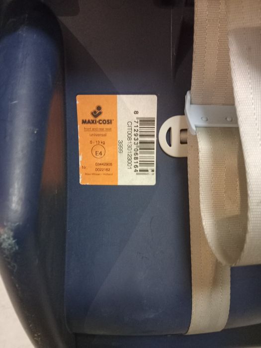 Venfo cadeira  auto tipo bercario  ate 13 kg da marca maxicosi