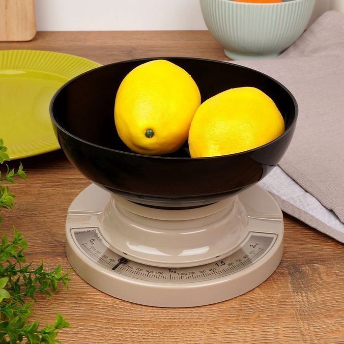Waga Kuchenna Mechaniczna Tradycyjną Z Miską 2 Kg