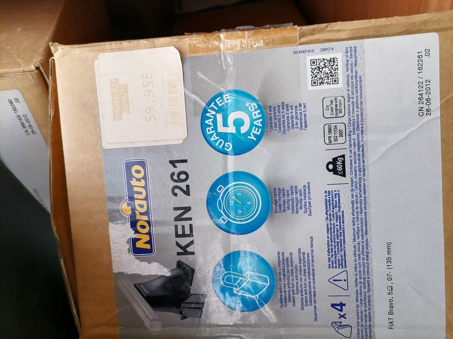 Apoio para Barras Norauto - 5€