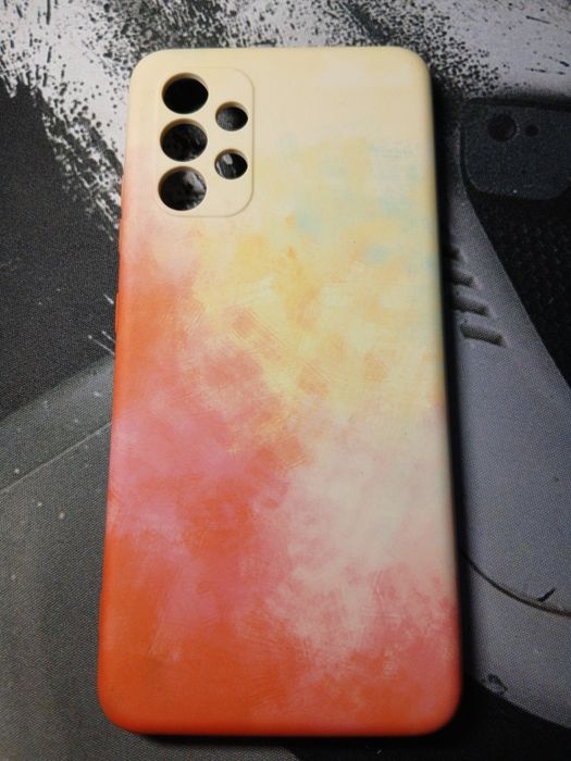 ‼️Розпродажа‼️силиконовий чохол на самсунг A32 4G райдужні та червоний