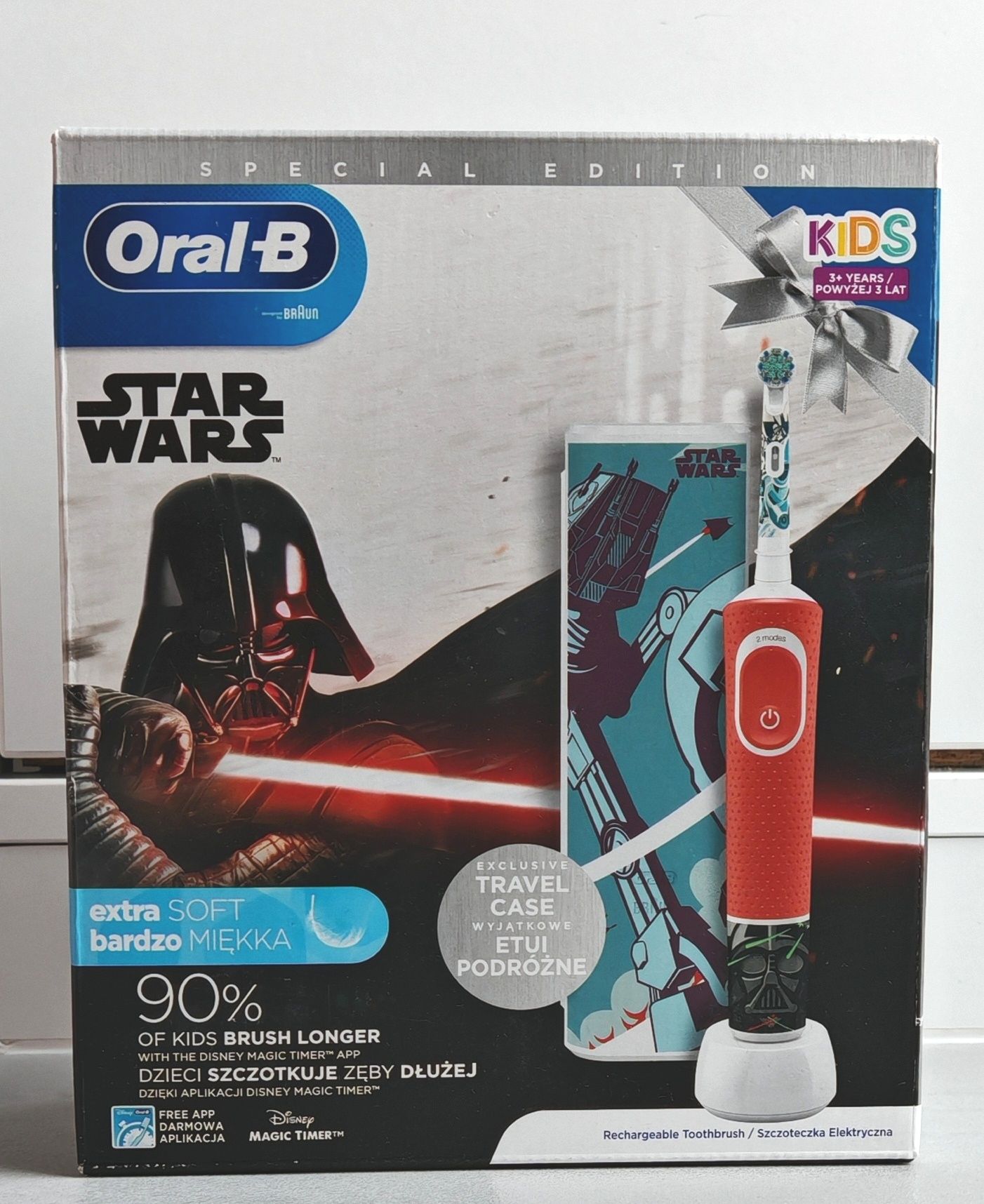 Nowa Szczoteczka elektryczna Oral-B Kids model D100 Star Wars