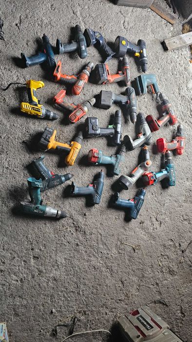 Wkretarki ładowarki 43szt