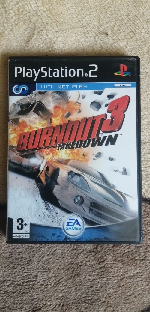 2 gry ps2 Burnout revenge, take down ps2