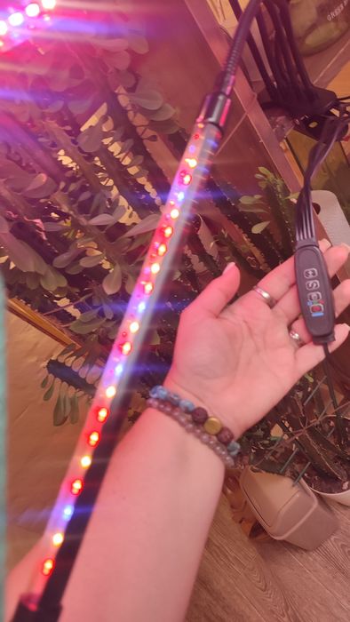 Фитолампа  на прищепке 5 гнучек