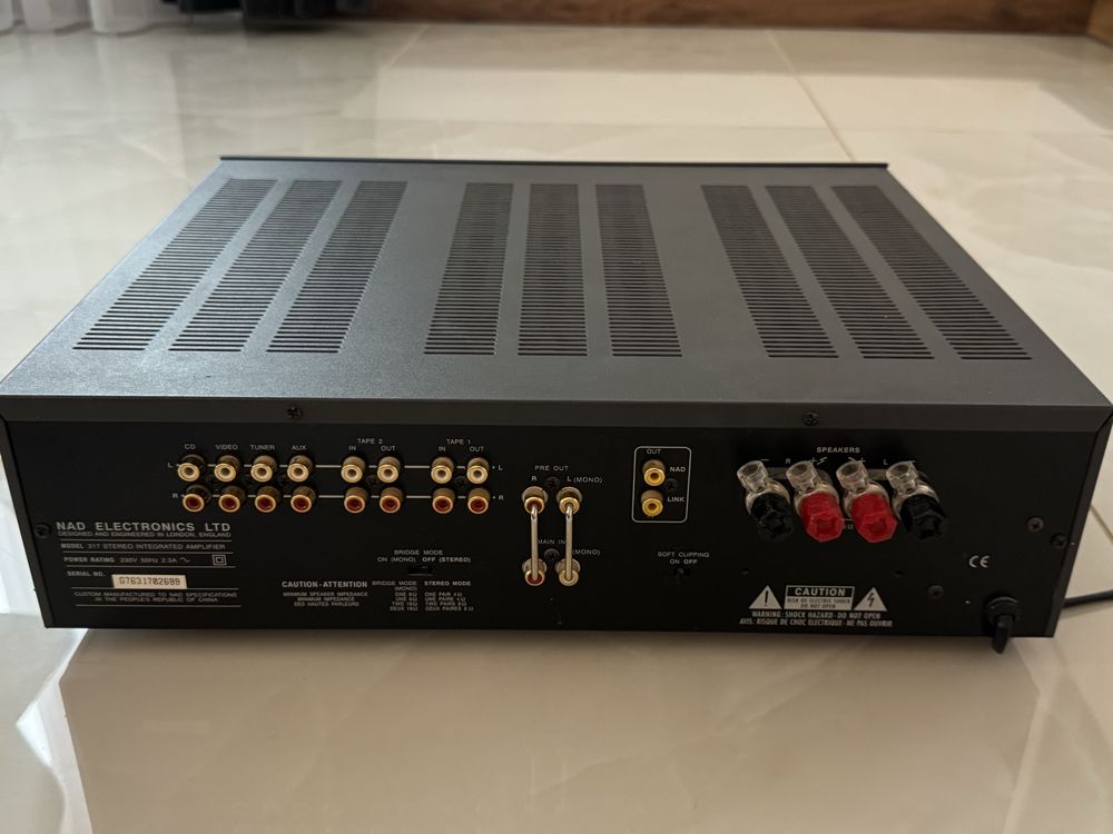 wzmacniacz NAD 317 CD Player NAD 524