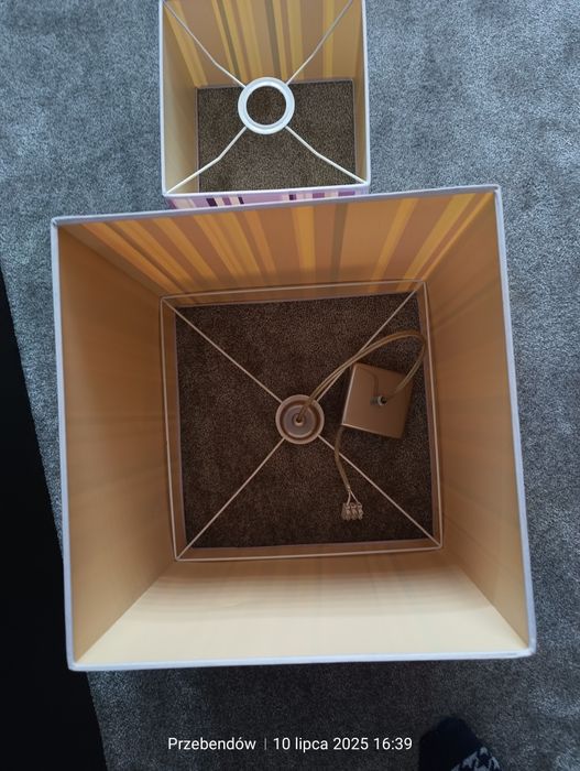 Sprzedam komplet abażurów Lampa wisząca i lampka