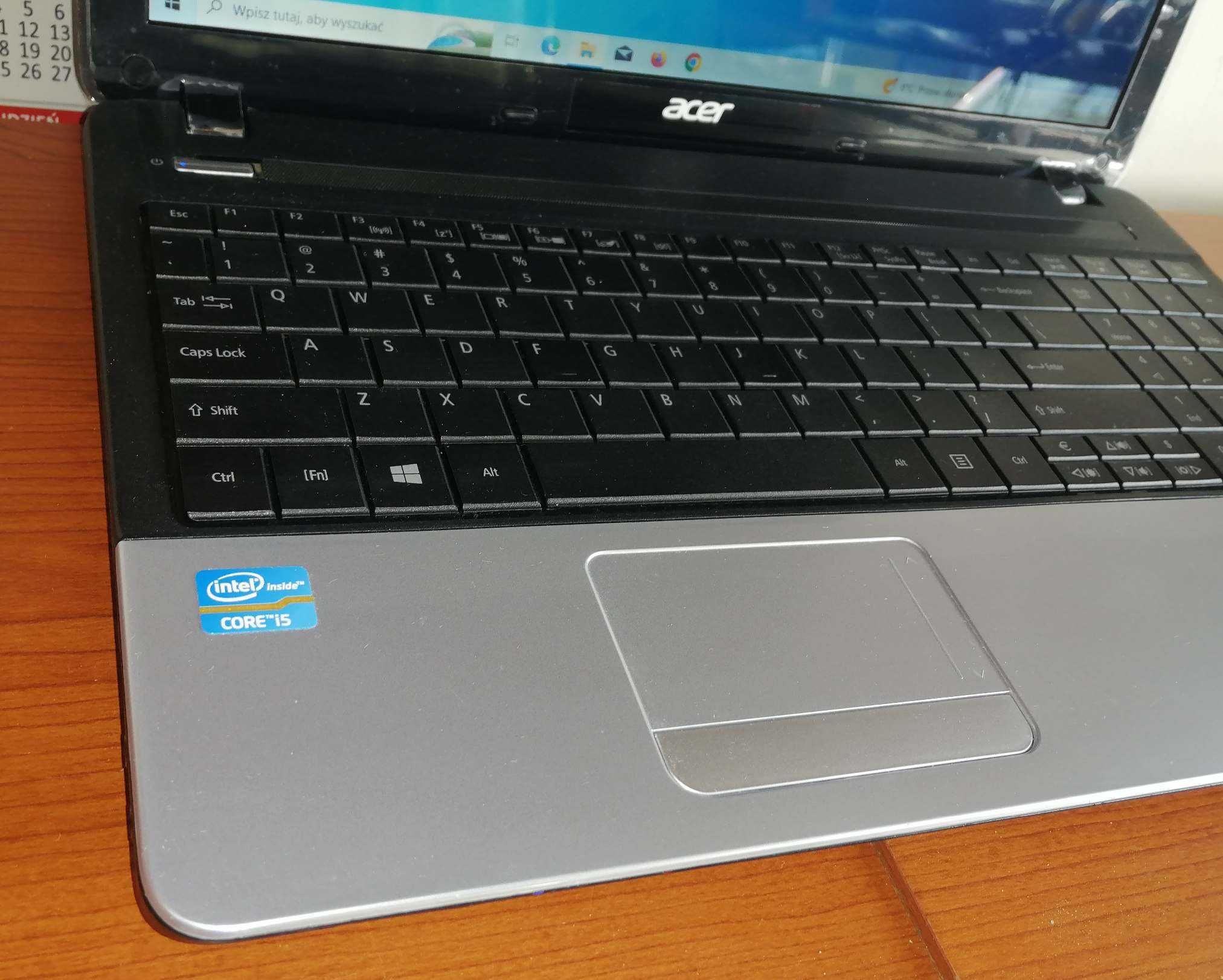 Laptop jak NOWY Acer Aspire  i5 2,60-3,20GHz 8GB SSD 256 15,6 GW-12m