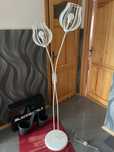 Lampa stojąca metalowa