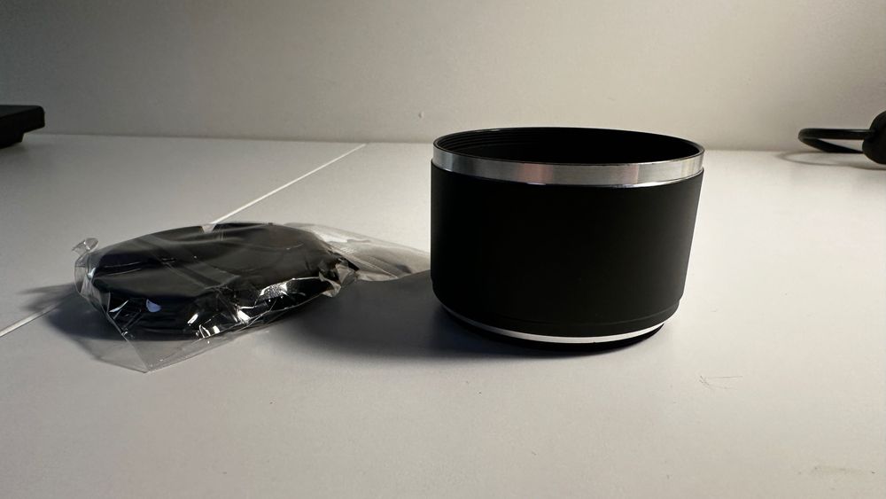 Pára sol para objetivas de 55 mm + tampa frontal - NOVO