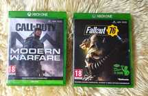 Диск для Xbox One X Call of duty Modern Warfare и Fallout 76