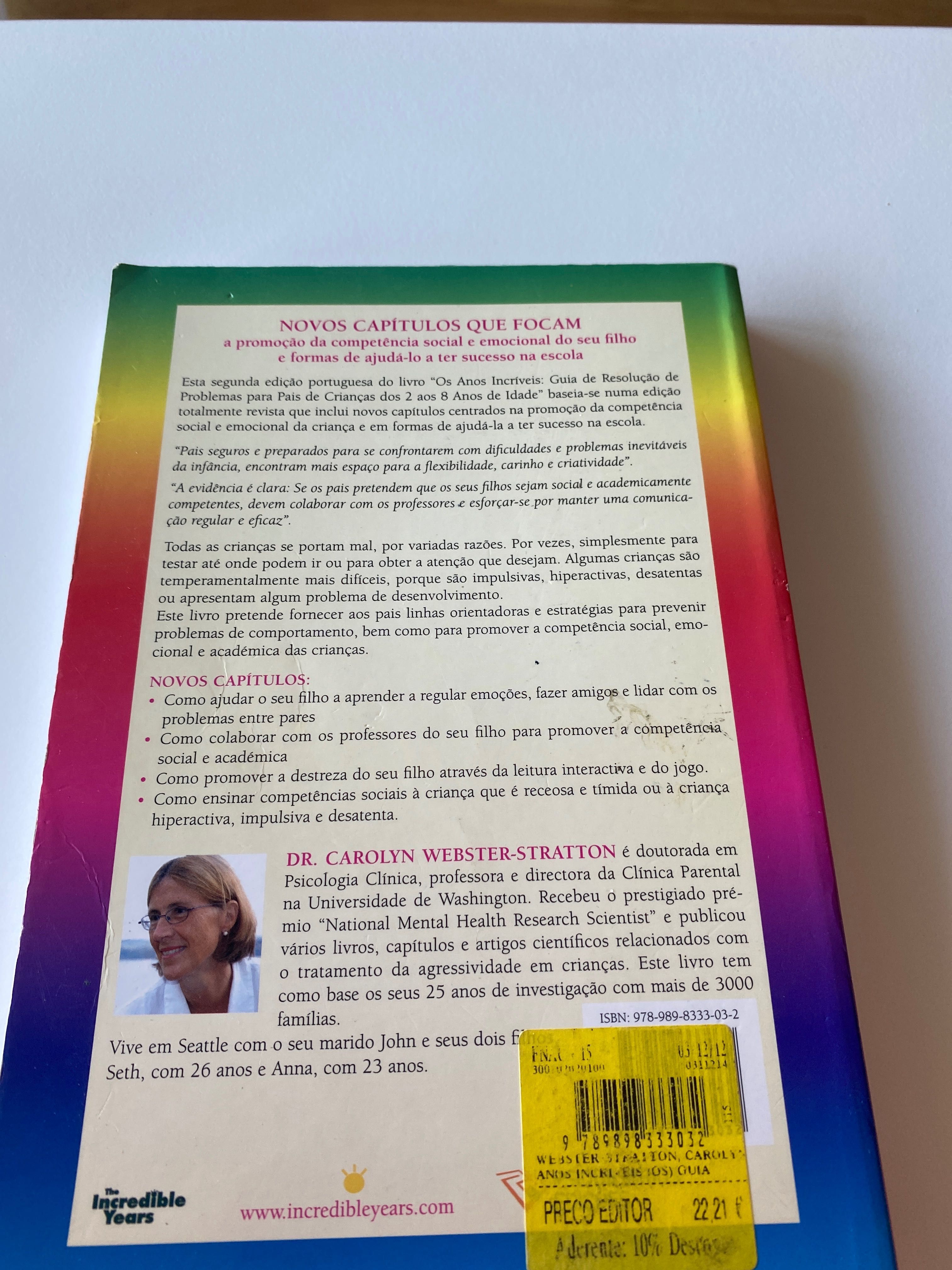 Os anos incríveis- livro auto-ajuda para pais