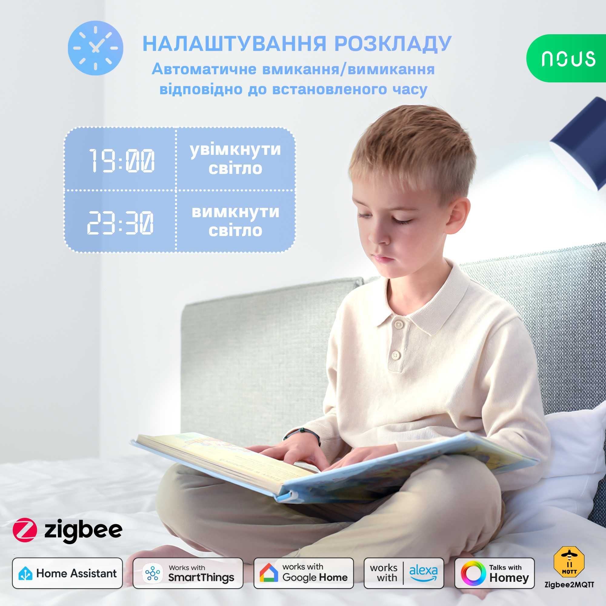 Розумна лампочка NOUS P3Z Smart ZigBee Bulb RGB E27 (4 шт)