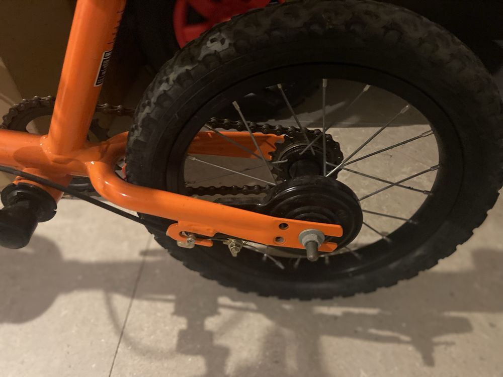 BICICLETA CRIANÇA DECATHLON 500 ROBOT B'TWIN 14" 3-5 ANOS