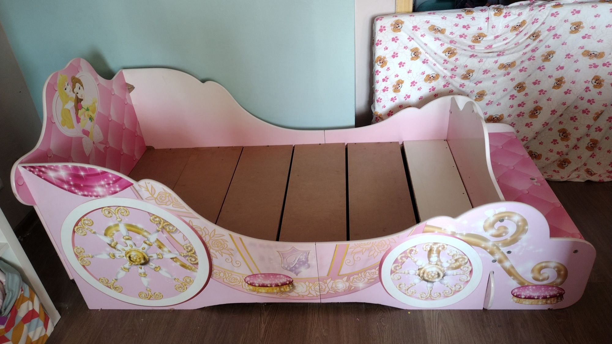 Łóżko karoca księżniczki Disney