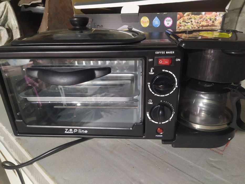 Мультифункціональна духовка 3в1 (кава+духовка+гриль)