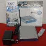 Router SMC com oferta de Pen USB