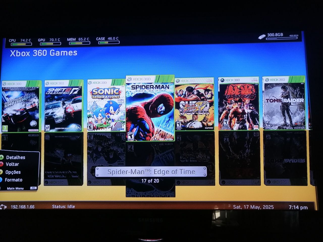Xbox 360 RGH 3 instalado