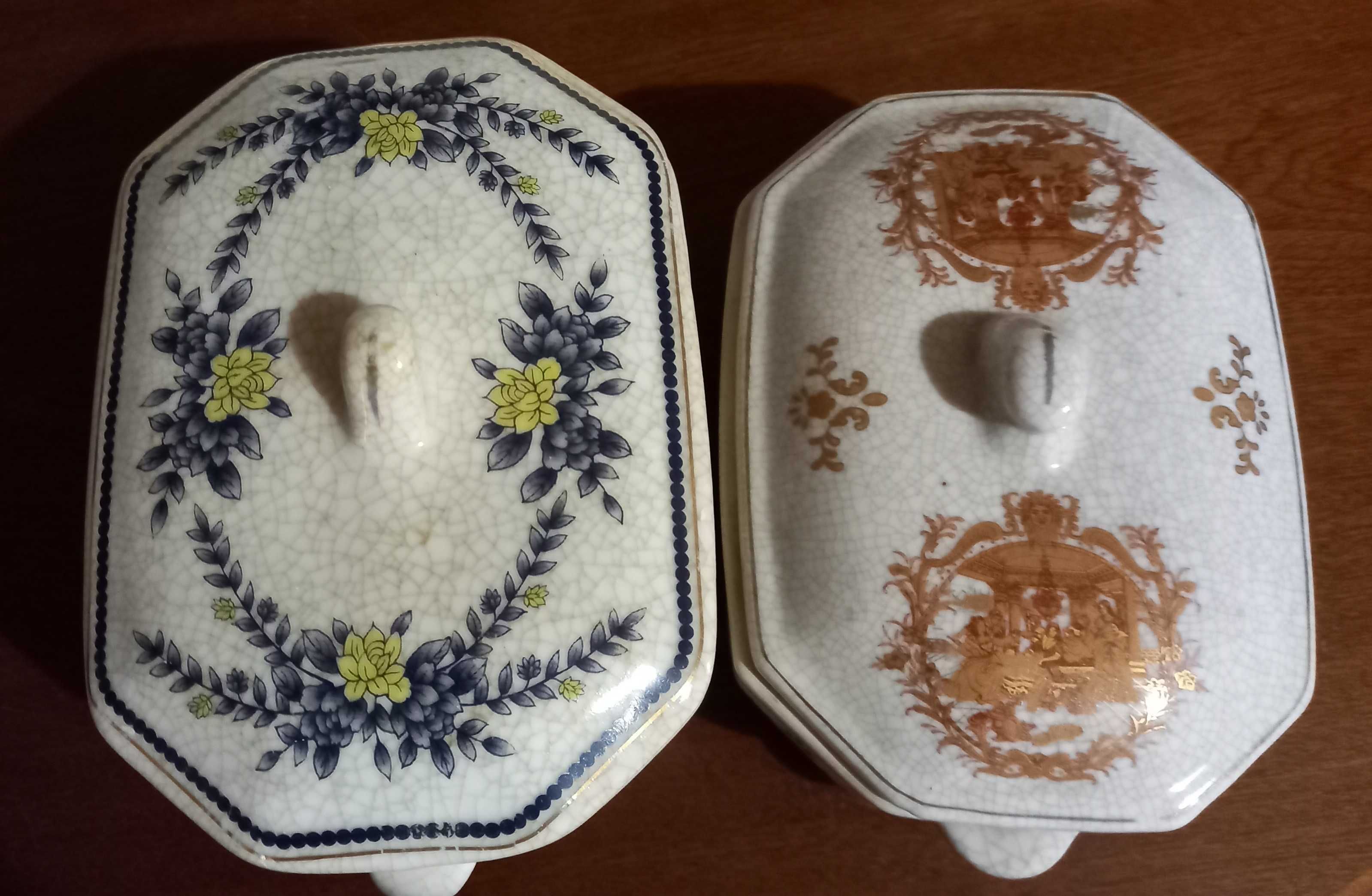 Caixas cerâmicas antigas