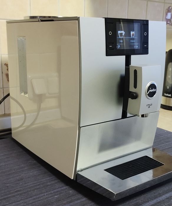 Jura Ena 8 Piano Silver White Кавомашина