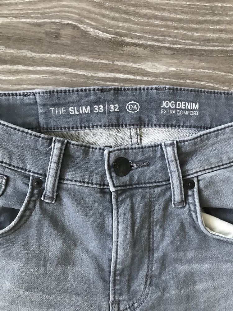 Spodnie jeansy slim C&A 33/32