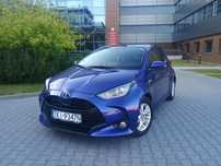 Toyota Yaris 1.5 hybryda 2021r. 81 tys km. Super stan! Piękny kolor!