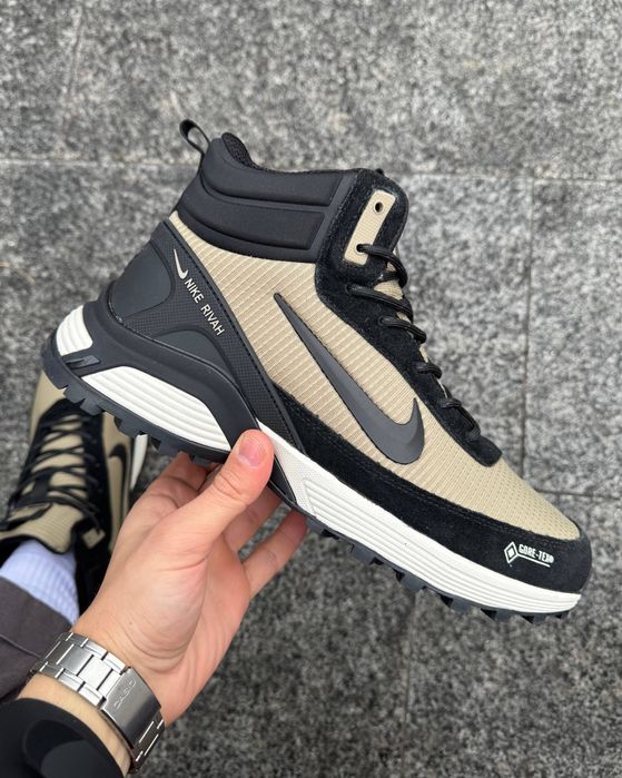 ОЦЕ ТАК! Кросівки Nike Rivah Gore-Tex Black&Beige 41 42 43 44 45 46
