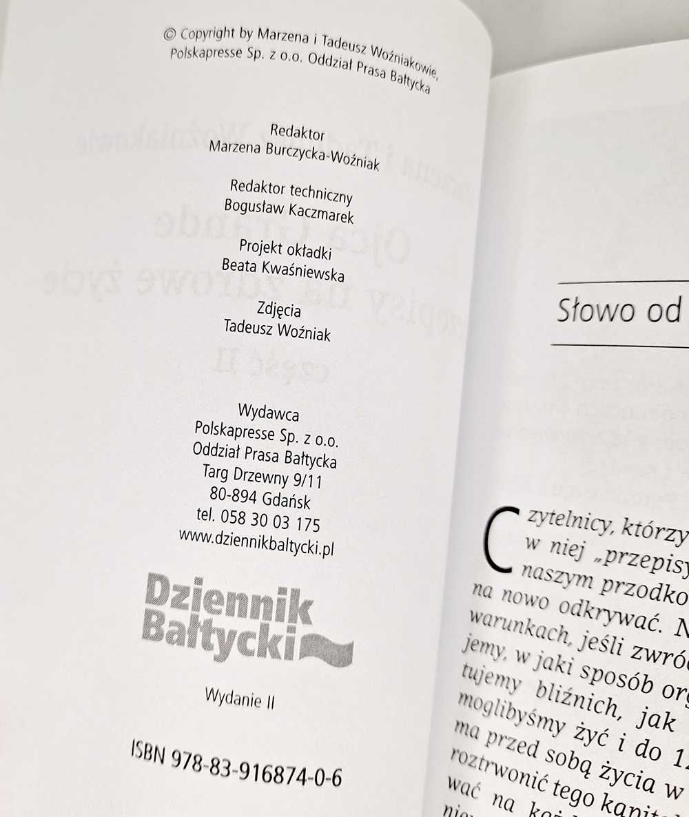 Ojca Grande przepisy na zdrowe życie cz. II M. i T. Woźniakowie