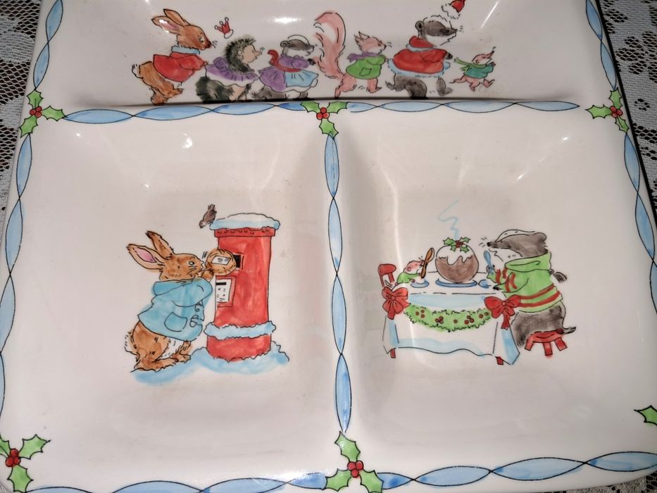 Patera na przekąski z motywem Piotruś Królik