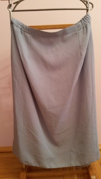 новый костюм женский голубой с коротким рукавом, платье, юбка