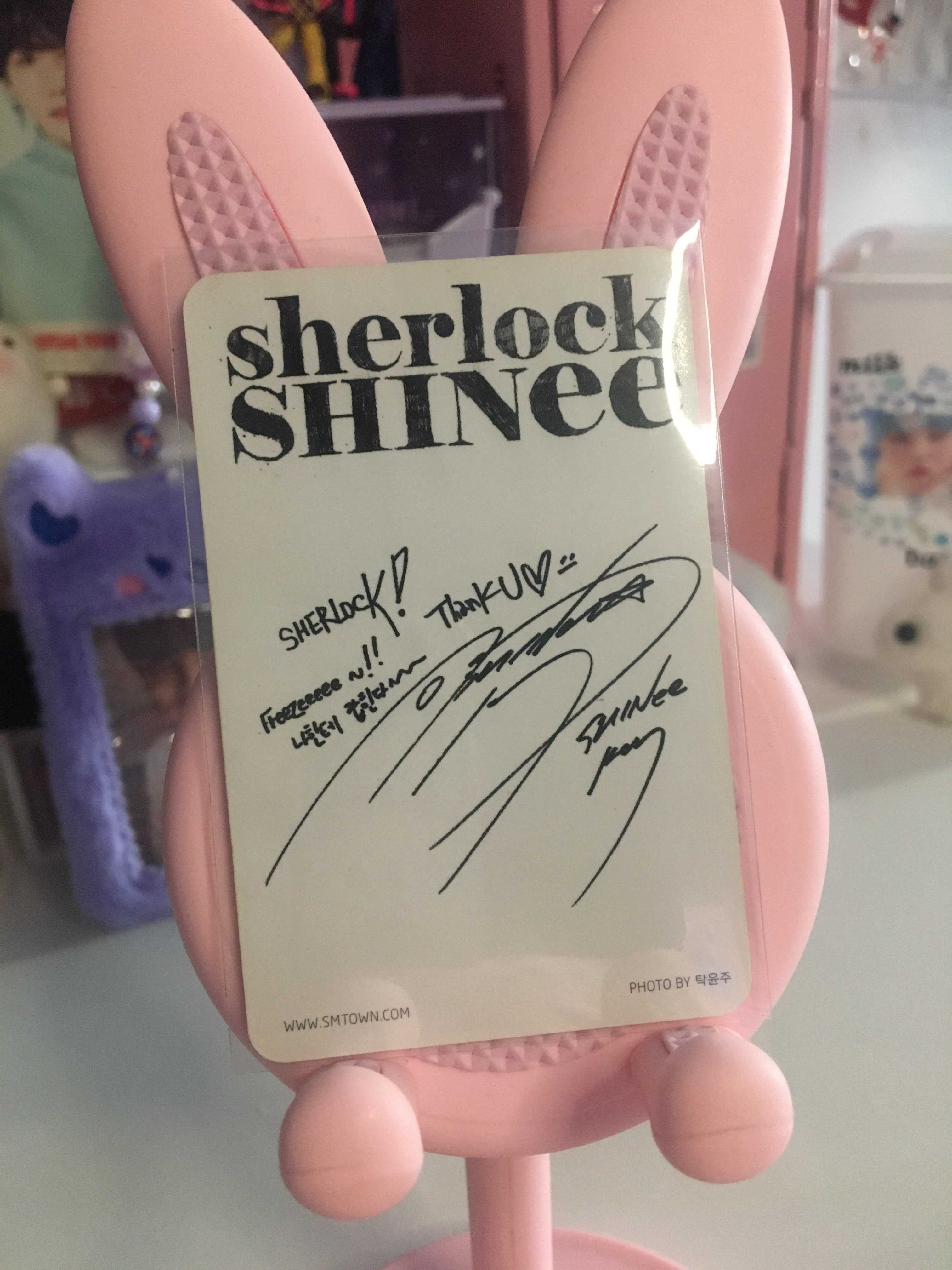 kpop photocard | shinee key korean sherlock