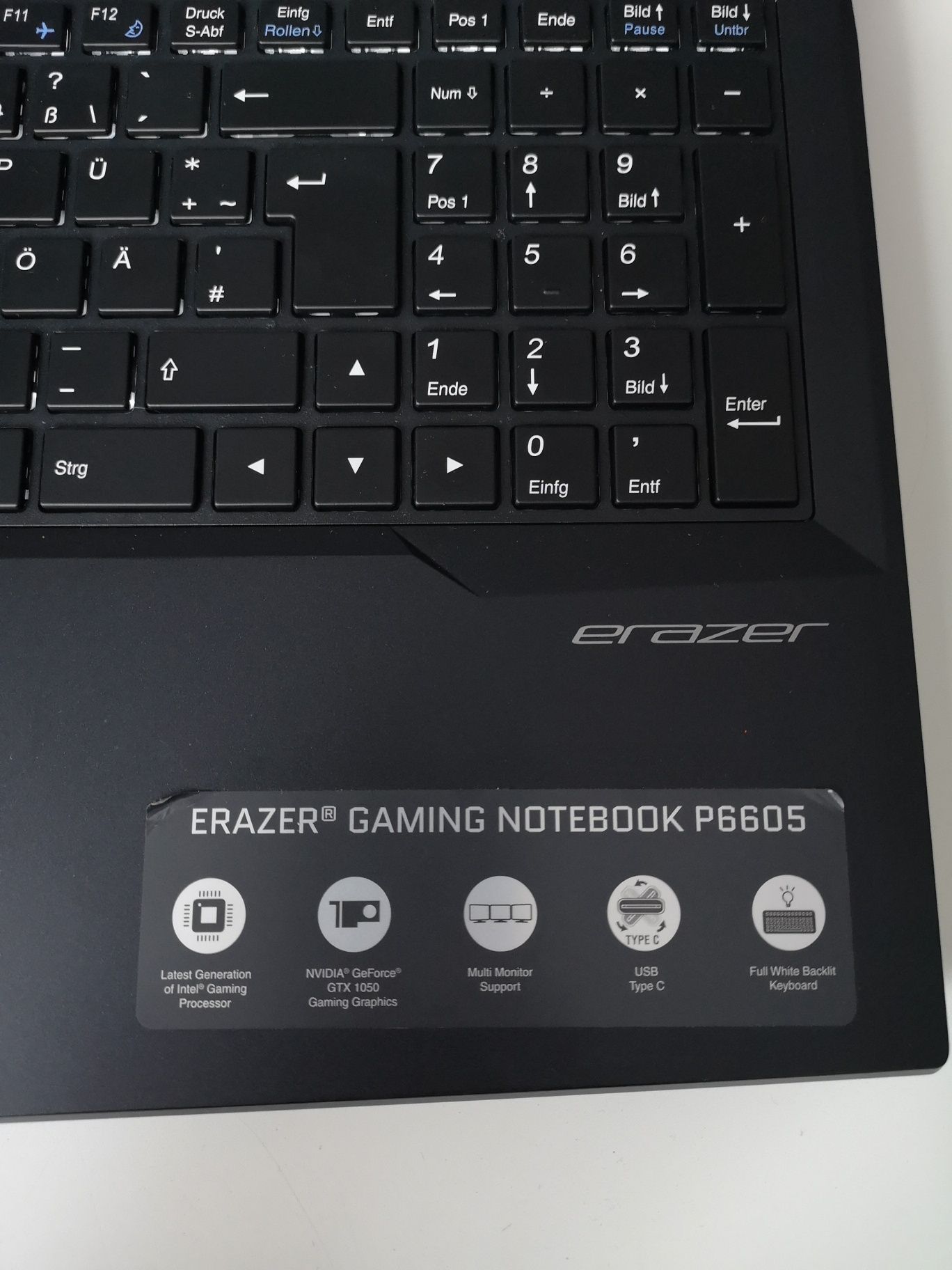 Laptop MEDION Erazer P6605 GTX1050