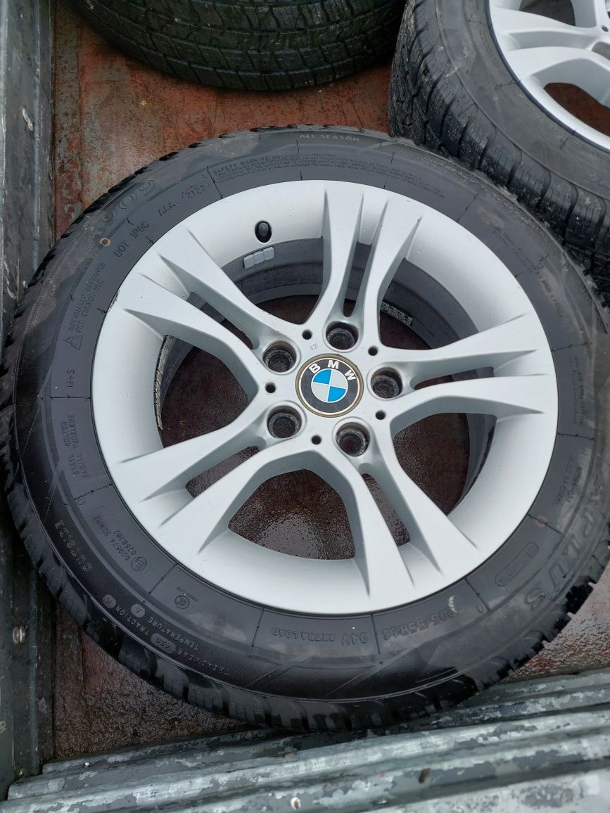 felgi alusy alufelgi kola bmw 5x120 16" z oponami e46 e87 e90 205/55 z