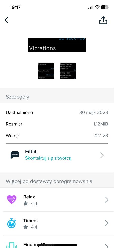 Smartwatch Fitbit Versa 2 szary