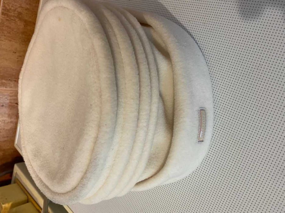 Шляпа натуральная кожа (нубук), утепленная, новая