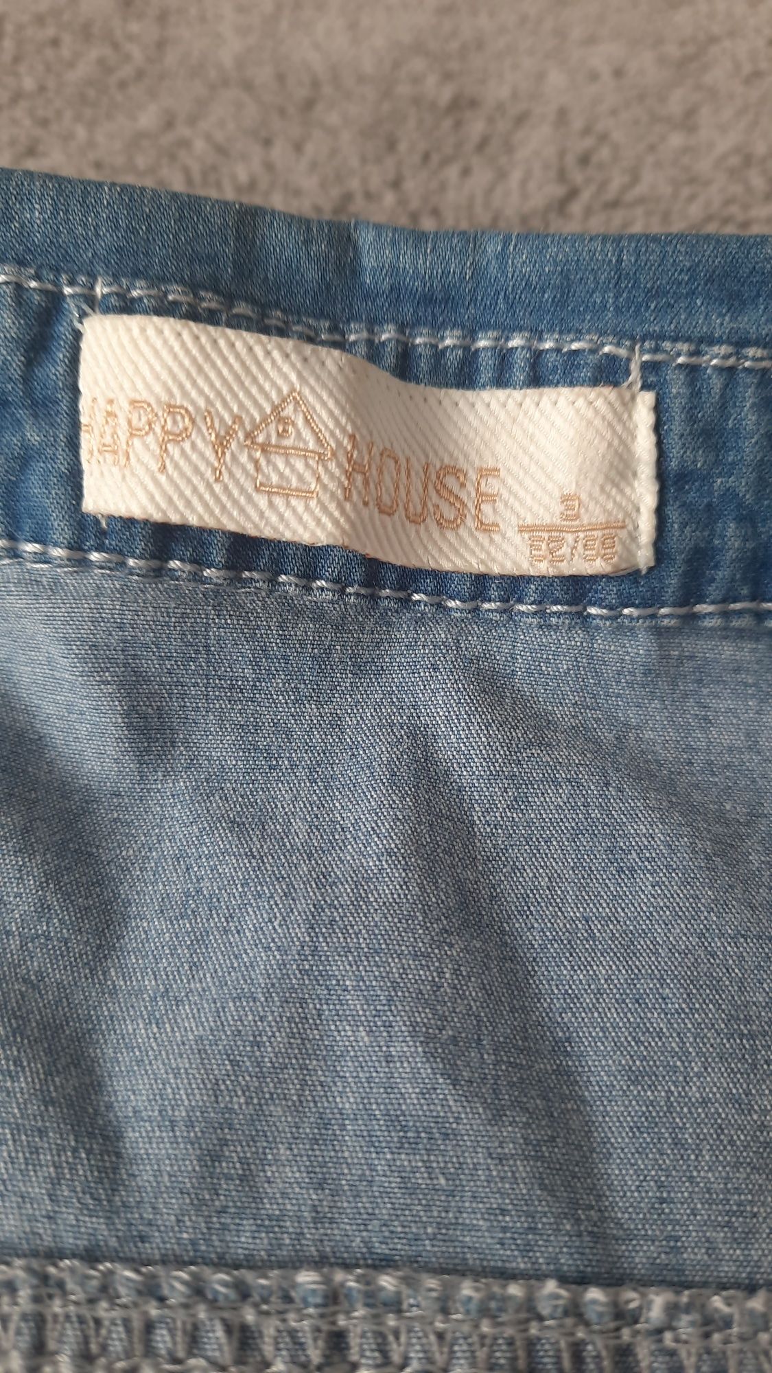 Bluza kurteczka denim 92/98 dla dziewczynki